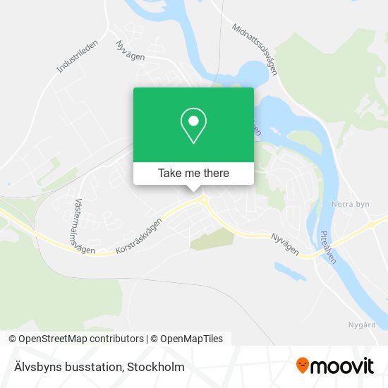 Älvsbyns busstation map
