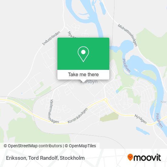 Eriksson, Tord Randolf map
