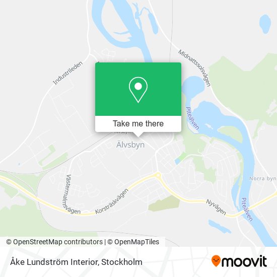 Åke Lundström Interior map