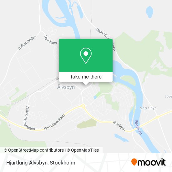 Hjärtlung Älvsbyn map