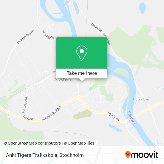 Anki Tigers Trafikskola map