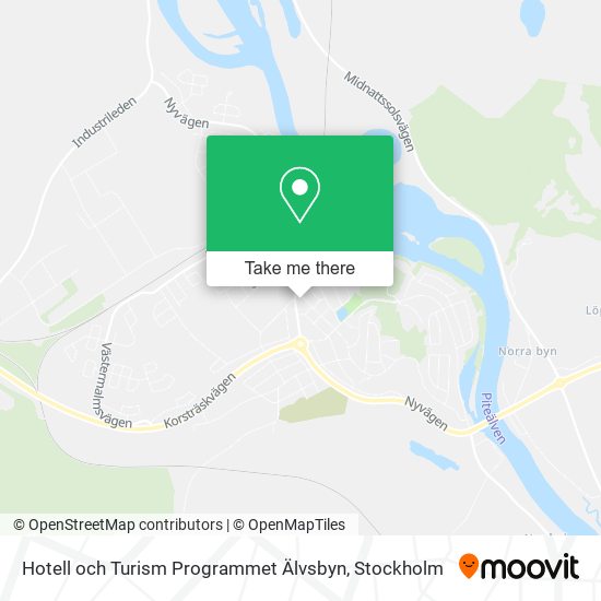Hotell och Turism Programmet Älvsbyn map
