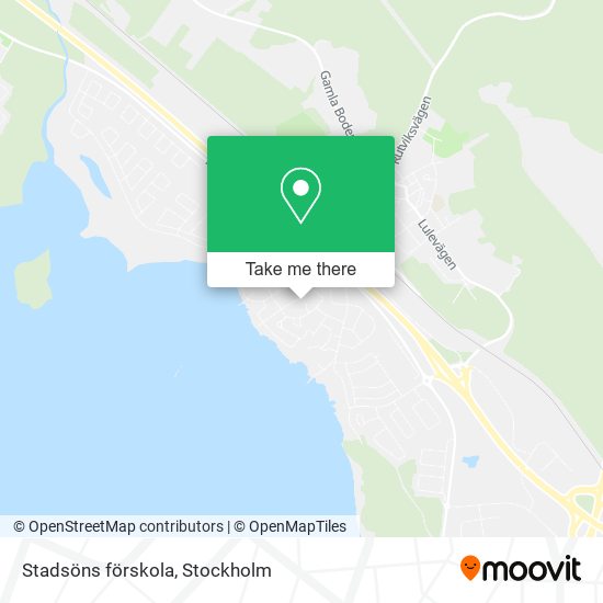 Stadsöns förskola map