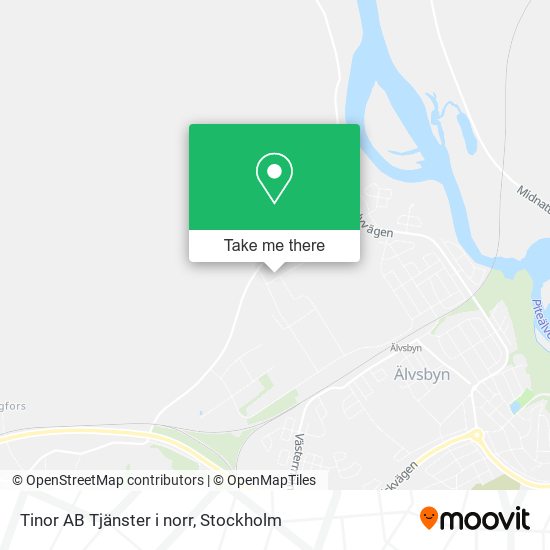 Tinor AB Tjänster i norr map