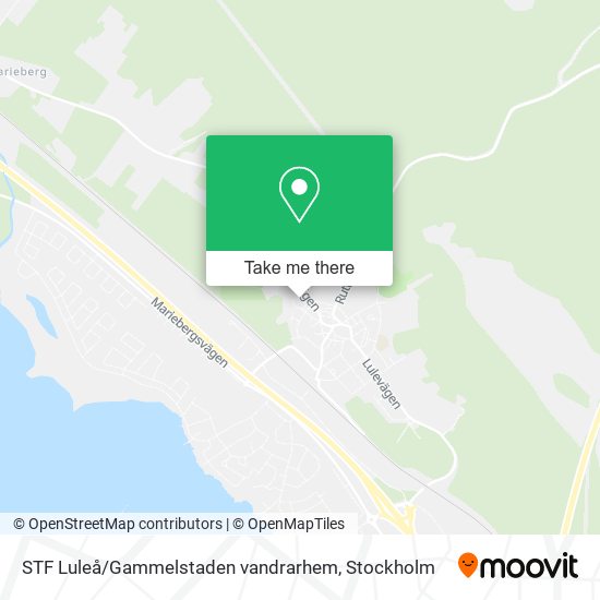 STF Luleå / Gammelstaden vandrarhem map