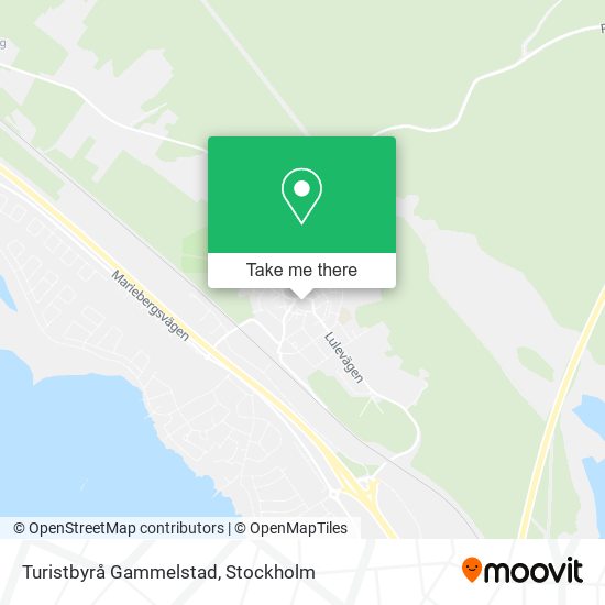 Turistbyrå Gammelstad map