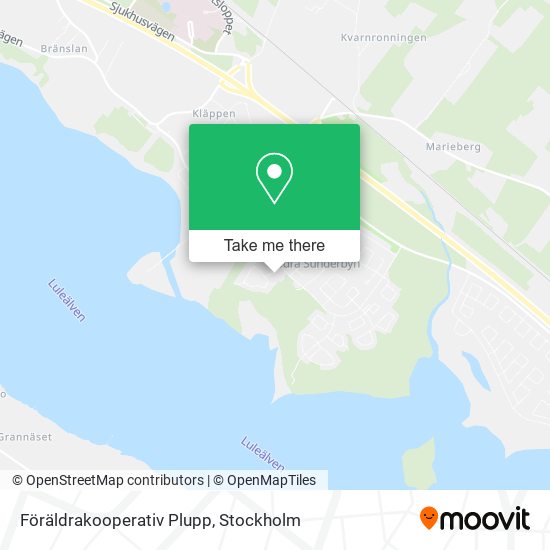 Föräldrakooperativ Plupp map
