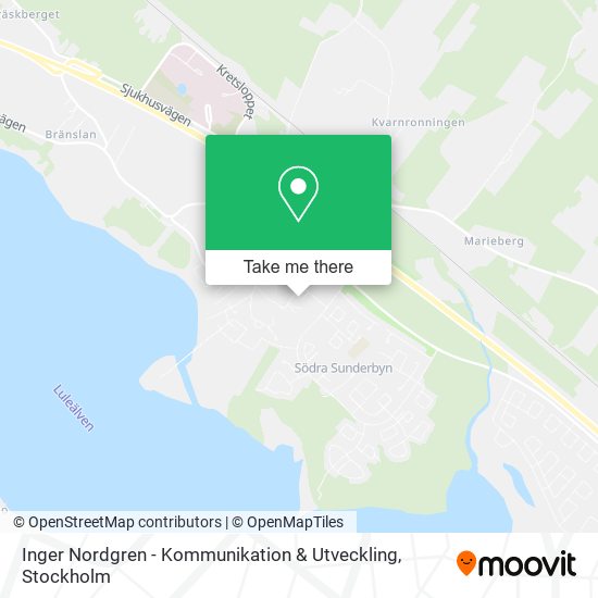 Inger Nordgren - Kommunikation & Utveckling map