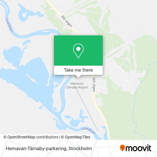 Hemavan-Tärnaby-parkering map