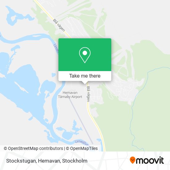 Stockstugan, Hemavan map
