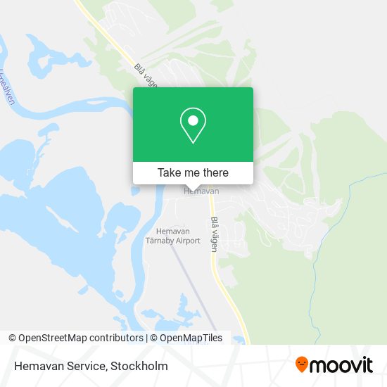 Hemavan Service map