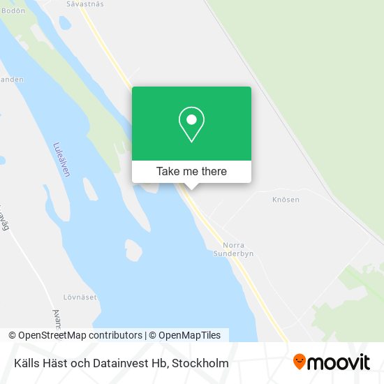 Källs Häst och Datainvest Hb map