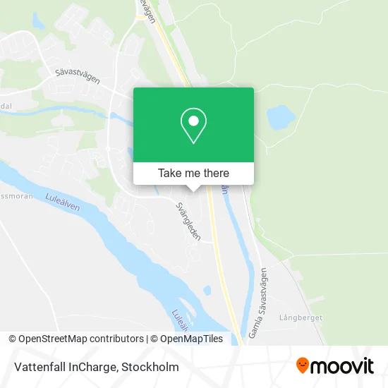 Vattenfall InCharge map