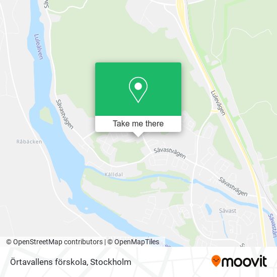 Örtavallens förskola map