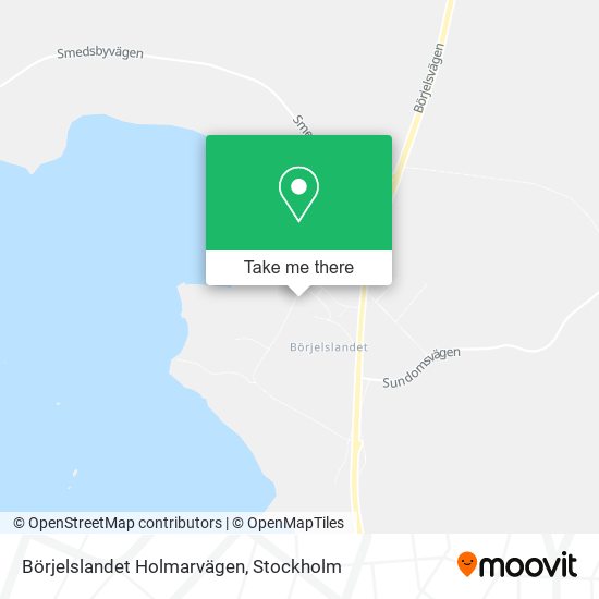 Börjelslandet Holmarvägen map