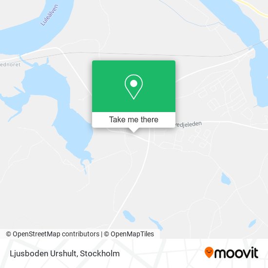 Ljusboden Urshult map