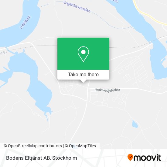 Bodens Eltjänst AB map