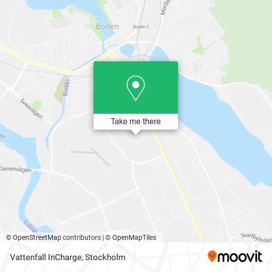 Vattenfall InCharge map