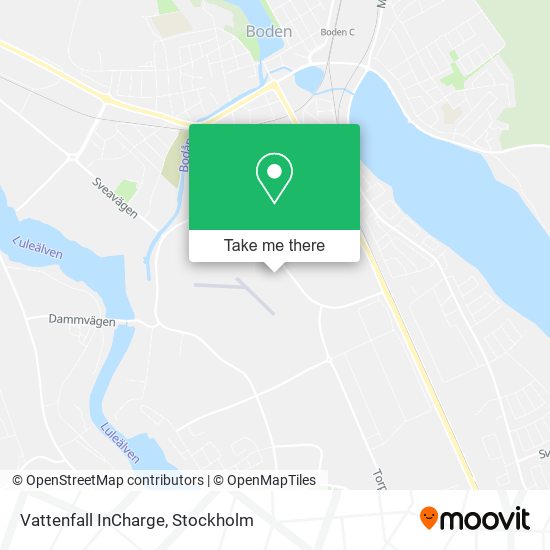 Vattenfall InCharge map