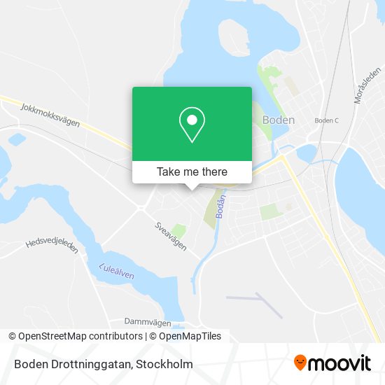 Boden Drottninggatan map