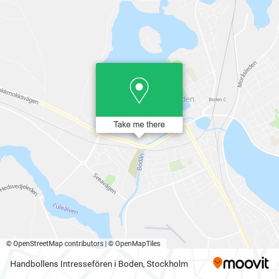 Handbollens Intressefören i Boden map