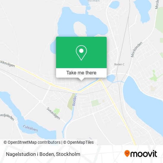 Nagelstudion i Boden map