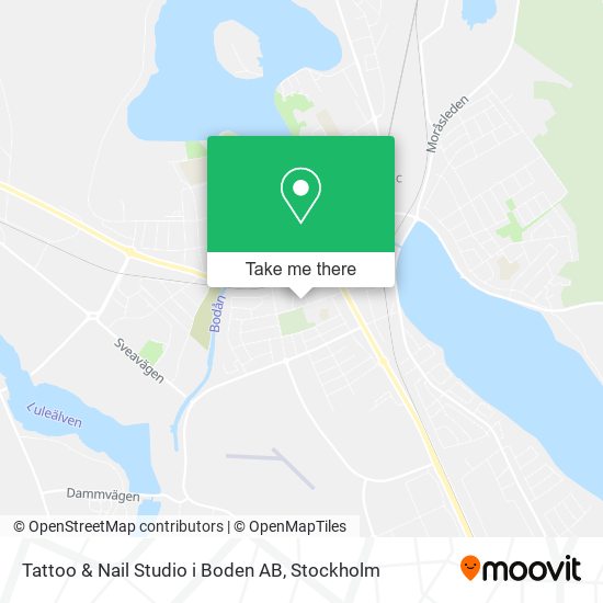 Tattoo & Nail Studio i Boden AB map