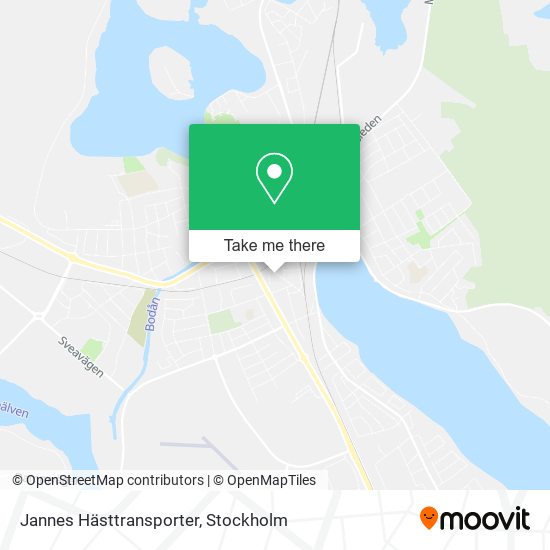 Jannes Hästtransporter map