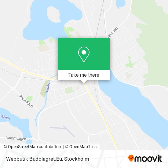 Webbutik Budolagret.Eu map