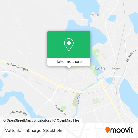 Vattenfall InCharge map