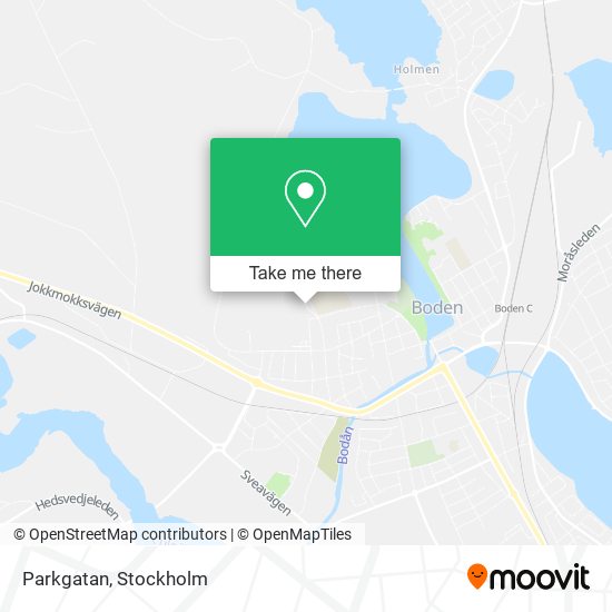 Parkgatan map