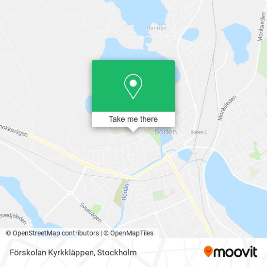 Förskolan Kyrkkläppen map