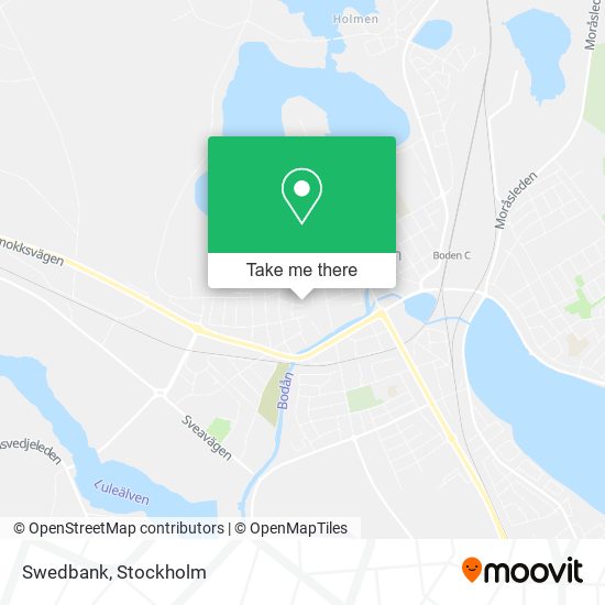 Swedbank map