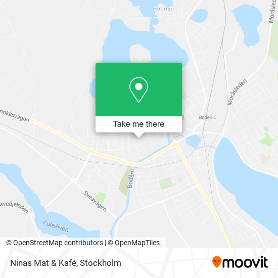 Ninas Mat & Kafé map