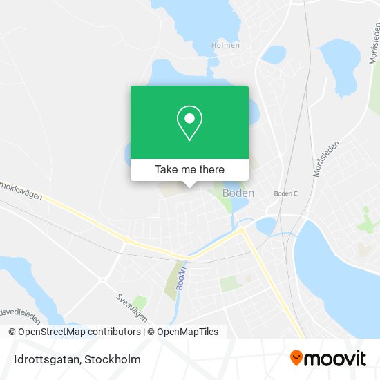 Idrottsgatan map