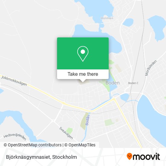 Björknäsgymnasiet map