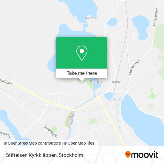 Stiftelsen Kyrkkläppen map