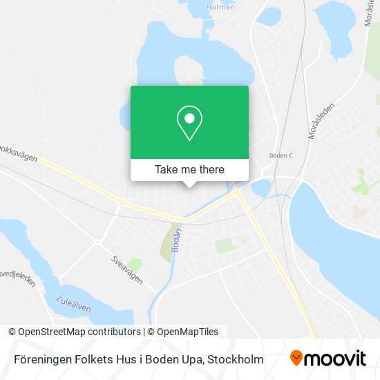 Föreningen Folkets Hus i Boden Upa map