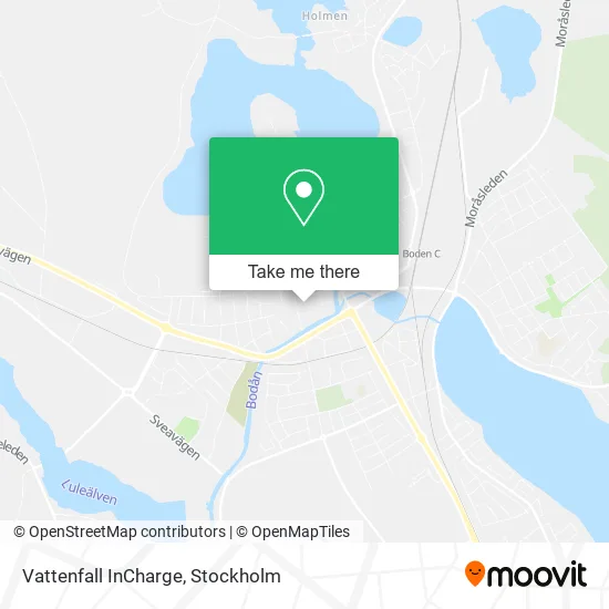 Vattenfall InCharge map