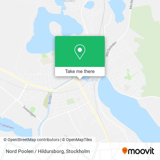 Nord Poolen / Hildursborg map