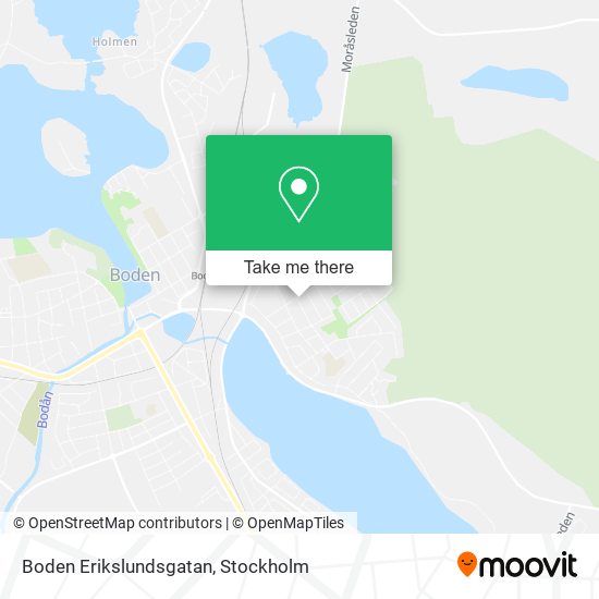 Boden Erikslundsgatan map