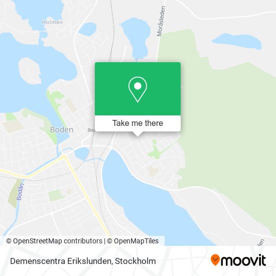 Demenscentra Erikslunden map