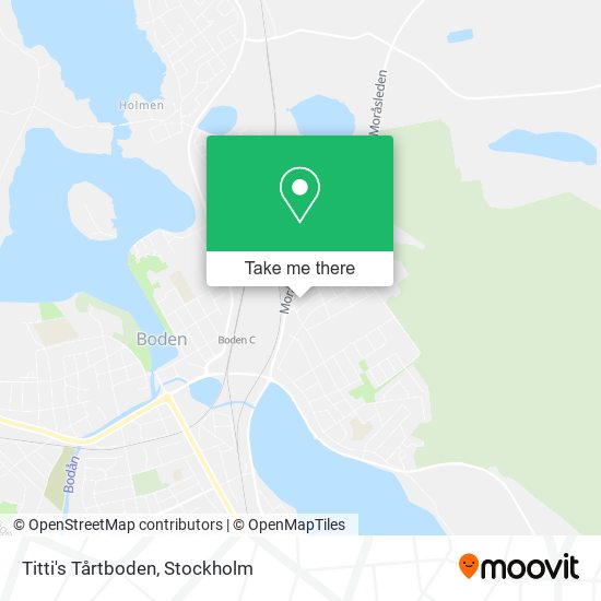 Titti's Tårtboden map