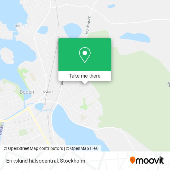 Erikslund hälsocentral map