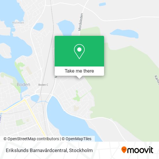 Erikslunds Barnavårdcentral map