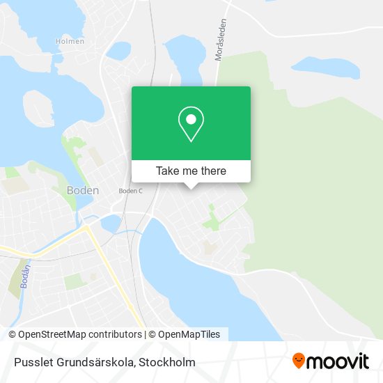 Pusslet Grundsärskola map