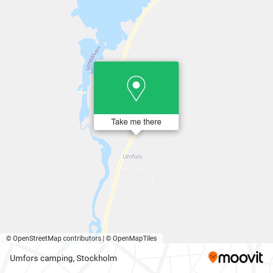 Umfors camping map