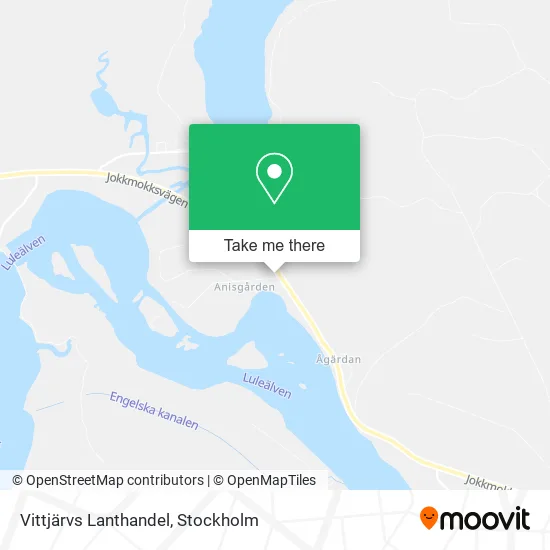 Vittjärvs Lanthandel map