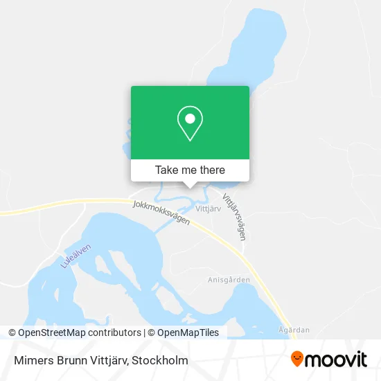 Mimers Brunn Vittjärv map