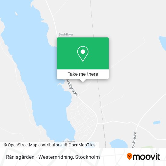 Rånisgården - Westernridning map
